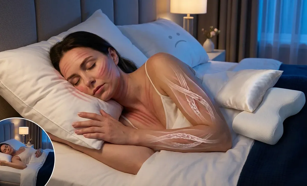 Illustration éditoriale — Rides du sommeil