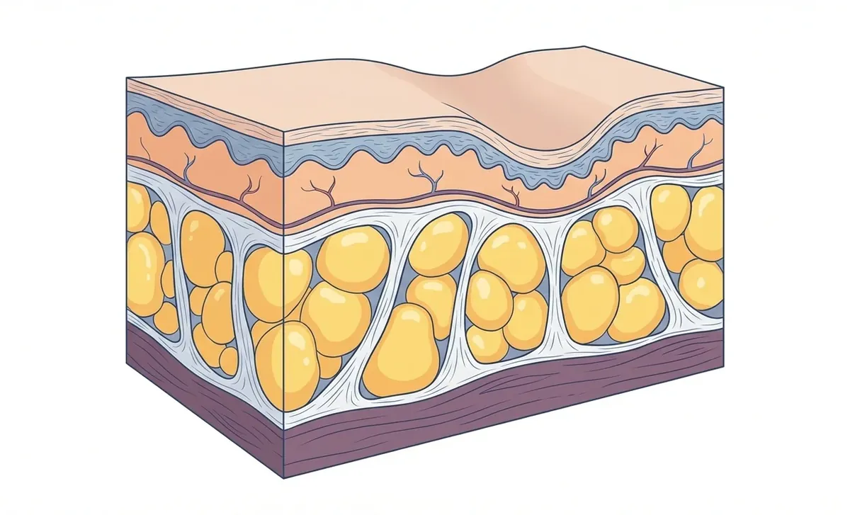 Illustration éditoriale — Cellulite