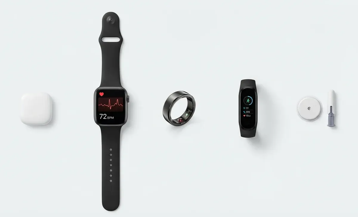 Illustration éditoriale — Montres connectées